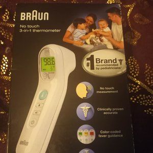 The Braun No Touch 3 in 1 Thermometer BNT100